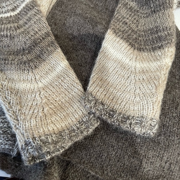 Sisters Wool Blend Knit Waterfall Open Front Cardigan Size S/M - Picture 9 of 9